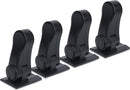 Child Proof Door Lever Lock - 4 Pack - Door Locks for Kids Safety - Door Knob Child Proof - Baby Proofing 3M Adhesive - Door Handle Child Proof - Baby Safety Locks for Toddlers - Black by TinyTreasures Baby Boutique