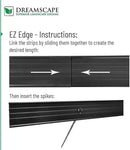 Dreamscape E-Z Edge Aluminum Landscape Edging - 12 Strips, 6ft Each (72ft Total), Brown - Professional Quality Landscaping Border, Metal Divider for Lawn, Garden, Flowerbed… by GreenHaven Gardens