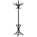 Wood Standing Hat Coat Rack with Umbrella Stand by LJGDeals