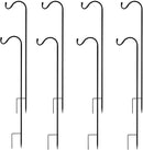 MIXXIDEA 37” Inch Heavy Duty Garden Shepherds Hooks for Outdoor Height Adjustable Plant Hangers Outdoor Shepherds Hook for Bird Feeders, Lanterns,Outdoor Décor, Plants, Wedding, Garden (37inch 8PK) by GreenHaven Gardens