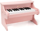 ZIPPY Kids Piano Keyboard, 25 Keys Digital Piano for Kids, Mini Music Educational Instrument Toy, Wood Toy for Toddlers Girls Boys (Pink) by TinyTreasures Baby Boutique