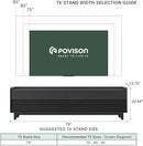 POVISON Fully-Assembled Mid Century Modern TV Stand with Legs, 78.74" Wood Media Console with Adjustable LED Light, Entertainment Center with Storage for Living Room by CozyNest Decor
