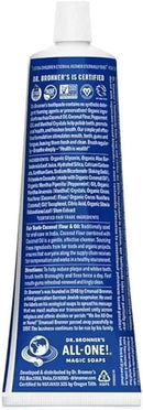 Dr. Bronner’s All-One Toothpaste Pack of 3– Peppermint, 5 oz– Fluoride-Free Toothpaste for Adults, SLS-Free, 70% Organic & Natural Ingredients, Vegan, Helps Freshen Breath & Reduce Plaque by CozyNest Decor