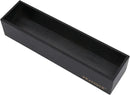 Bamboo Drawer Organizer - Kitchen Utensil Organizer Silverware Tray Cutlery Holder，Office Desk Supplies and Accessories,12 * 3 * 2.6inch,Black by CozyNest Decor