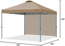 MASTERCANOPY Pop up Canopy Tent with 1 Sidewall (12x12 ft, Khaki) by GreenHaven Gardens
