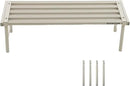Metal Plant Stand, Rust-proof Aluminum Flower Pot Stand, Plants Display Stands Decoration Racks for Living Room Balconies and Gardens (60 White) by GreenHaven Gardens