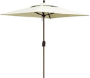 EliteShade USA 10-Year-Non-Fading 6x6Ft Square Market Umbrella Patio Outdoor Table Umbrella with Ventilation, Natural by GreenHaven Gardens