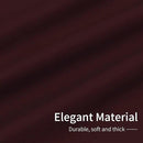 Easy-Going Blackout Curtains for Bedroom, Solid Thermal Insulated Grommet and Noise Reduction Window Drapes, Room Darkening Curtains for Living Room, 2 Panels(42x72 in, Wine) by CozyNest Decor