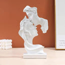 Large Couples Kiss Sculpture,Abstract Art Couple Sculpture Home Furnishing Resin Statue Decoration Romantic Statue Used for Home Decoration, Wedding, Gift by CozyNest Decor