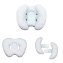 Baby 2 in 1 Travel Cushion, Banana Shape Baby Neck Head Support Travel Pillow Stroller Insert Cushion for Kids, Toddler, Blue by TinyTreasures Baby Boutique