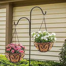 2 Pack Metal Hanging Planter Basket with Coco Coir Liner Chain Round Wire Plant Holder Flower Pots Hanger Garden Decoration Porch Decor Watering Hanging Baskets Indoor Outdoor (BUTTERFLY SHAPE) by GreenHaven Gardens