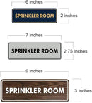 Signs ByLITA Standard Sprinkler Room Sign (Lt Gray) - Medium