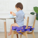 Toddler Booster Seat for Dining Table,4 Inches Washable Double Safer Straps Non-Slip Bottom Booster Seat Dining for Kids, Portable Travel High Density Sponge Detachable Increasing Cushion for Child. by TinyTreasures Baby Boutique