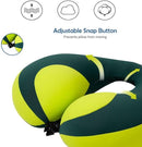 MOOB Neck Pillows for Kids Car & Airplane, Toddler Neck Pillow for Carseat Traveling Gifts for Toddler & Children U-Shape Car Seat Head Travel Neck Pillow Green by TinyTreasures Baby Boutique