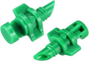 uxcell Micro Sprayer Fan Jet, 180 Degree Refraction Atomized Dripper Hydroponic Garden Irrigation, 50 Pcs (Green) by GreenHaven Gardens