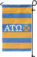 Alpha Tau Omega Licensed Flag Garden 12x19 inches Flag Banner Yard Decor Outdoor Decoration (Alpha Tau Omega