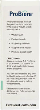 ProBiora Professional Strength Oral Probiotics for Teeth and Gums | Dental Probiotic for Oral Health | Bad Breath Treatment for Adults | Tooth Whitening | ProBiora3 Probiotic Blend | 90 Mint Tablets by CozyNest Decor