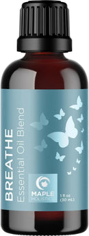 Breathe Essential Oil for Diffuser - Invigorating and Refreshing Breathe Essential Oil Blend with Eucalyptus Peppermint Tea Tree and Mint for Diffusers for Home and Shower Aromatherapy (1 Fl Oz) by CozyNest Decor