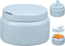 13.5oz Kids Thermos for Hot Food, Insulated Vacuum Food Jar with Buckle Lid, Stainless Steel Wide Mouth Leak Proof Insulated Lunch Container for School Picnic Travel, Blue by TinyTreasures Baby Boutique