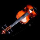 Rhythm Violin Set for Beginners,Acoustic Violins Starter Kit Package for Student,Beginners Fiddle with Hard Case, Rosin, Shoulder Rest, Bow, and Extra Strings (NATURAL, 1/2) by TinyTreasures Baby Boutique