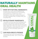 Coral White Nano Silver Mint Toothpaste, Natural Fluoride Free Teeth Whitening Toothpaste, Coral Calcium Nano Silver Infused SLS, Glycierin Free 4 Ounce (4 Pack) by CozyNest Decor