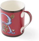 Spode Kit Kemp 12oz Mug in Fine China, R Initial - Custom Coffee Cup for Hot Beverages, Personalized Gift Idea for Her, Him, Friends, Coffee Lovers - Stylish Letter Mug for Daily Use, Dishwasher Safe by CozyNest Decor
