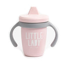 Sippy Cup by Bella Tunno, Silicone Training Cup with Transition Handles for Infants, Toddlers & Kids, Babies 6-12 Months & Toddlers 1-3 Years, Boys & Girls, Little Lady, 8 oz by TinyTreasures Baby Boutique