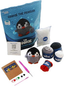 The Gookie Amigurumi Crochet Kit for Beginners – DIY Crochet Kit with Yarn, Hook, Eyes & Stuffing – Easy Starter Set with Video Tutorials – Cute Plush Toy Craft Gift for Kids, Teens & Adults (Penguin) by TinyTreasures Baby Boutique