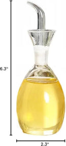 ELETON Planet Glass Oil Decanter and Cruet 10 Ounces by CozyNest Decor