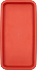 Juvale 8 Pack Plastic Plant Drip Trays for Planters, Pots, Rectangular Saucer Pans for Indoors, Outdoors (Terracotta Red, 6.5x12 in) by GreenHaven Gardens