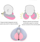 MOOB Kids Pillow Support Neck Pillow for Car & Airplane, Traveling Gifts for Toddler & Children U-Shape Car Seat Head Travel Neck Pillow Support Pink … by TinyTreasures Baby Boutique