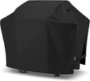 SunPatio BBQ Grill Cover 70 Inch, Outdoor Heavy Duty Waterproof Barbecue Gas Grill Cover, Fade Resistant, All Weather Protection Compatible for Weber Charbroil Kenmore Brinkmann and More, Black by GreenHaven Gardens
