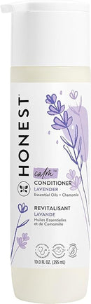 The Honest Company Silicone-Free Conditioner | Gentle for Baby | Naturally Derived, Tear-free, Hypoallergenic | Lavender Calm, 10 fl oz by TinyTreasures Baby Boutique