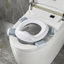 Kids Travel Potty | Foldable Car Potty | Potty Training Toilet w/Travel Bag & Potty Liners for Indoor and Outdoor (Gray) by TinyTreasures Baby Boutique