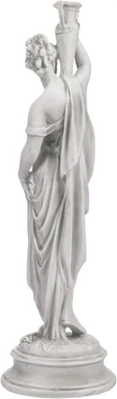 Design Toscano Dione the Divine Greek Water Woman Indoor/Outdoor Garden Statue, Medium, 22 inches tall, Cast Stone Resin, Antique Stone Finish by GreenHaven Gardens