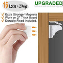 16 Pack Child Safety Magnetic Cabinet Locks - Vmaisi Children Proof Cupboard Baby Locks Latches - Adhesive for Cabinets & Drawers and Screws Fixed for Protection by TinyTreasures Baby Boutique