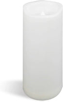 CANDLE CHOICE Waterproof Outdoor Battery Operated Flameless Candle with Timer Large Plastic Resin Bright Flickering Electric LED Pillar Lantern Patio Garden Wedding Christmas Decorations 4”(D)x10”(H) by GreenHaven Gardens