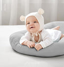 Baby Lounger for Newborn 0-18 Months, Bionic Design Infant Floor Seats & Loungers for Home and Travel, Soft Organic Cotton Baby Lounger, Newborn Babies Shower Gifts by TinyTreasures Baby Boutique