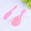 HEALLILY Kids Comb Baby Hair Brush and Comb Set for Newborn Scalp Grooming Product for Infant Toddler Kids (Pink) by TinyTreasures Baby Boutique