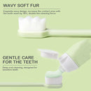 EasyHonor Extra Toothbrush for Sensitive Gums, Micro Fur Manual Toothbrush with 20000 Soft Floss Bristle for Pregnant Women, Elderly, Braces and Gum Recessions, Protect Fragile Gums (6 Pack) by TinyTreasures Baby Boutique