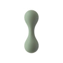 mushie Silicone Baby Shaker Rattle Toy | Ages 3+ Months (Dried Thyme) by TinyTreasures Baby Boutique