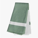 Outer Bug Shield Outdoor Throw Blanket w/Insect Shield Repellent Gear Technology- Lightweight Insect-Repellent Outdoor Blanket, Camping, Picnic & Beach Blanket, Forest Green Colorblock, 50" W x 60" by CozyNest Decor