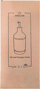 Sweejar Ceramic Olive Oil Dispenser Bottle, Opaque Oil Cruet Protects Oil to Reduce Oxidation, Suitable for Storage Oil, Vinegar, Coffee Syrups & Other Liquids, Pack of 1, 15.5 Fl Oz (Black) by CozyNest Decor