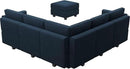 Belffin Modular Sectional Sofa with Storage Seats Velvet L Shaped Corner Couch Convertible Sectional Sofa with Chaise (Blue, L Shape-1)… by CozyNest Decor