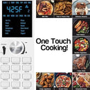 Nuwave Bravo Air Fryer Toaster Smart Oven, 12-in-1 Countertop Convection, 30-QT XL Capacity, 50°-500°F Temperature Controls, Top and Bottom Heater Adjustments 0%-100%, Brushed Stainless Steel Look by CozyNest Decor