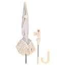 Baby Outdoor Parasols, Baby Stroller Parasol Umbrella with Adjustable Clamp, Toddler Parasol for Trolley Wheelchair Beach Chair, Outdoor Activities (Beige with by TinyTreasures Baby Boutique