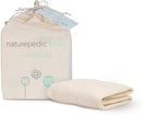 Naturepedic Organic Crib Mattress Cover - Skin Friendly, Breathable & Absorbent Crib Mattress Protector - Removable Mattress Pad for Baby and Toddler Bed - Fitted Ivory by TinyTreasures Baby Boutique