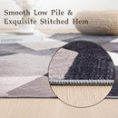 HOMFINE Washable Modern Area Rug - Geometric Style 9x12 Rugs for Living Room, Bedroom, Machine Washable Rug Soft Non Slip Non Shedding Area Rug - Green, 9'x12' by TinyTreasures Baby Boutique