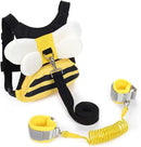 PandaEar 3 in 1 Toddler Harness Leashes + Anti Lost Wrist Link, Kids Bee Safety Backpack Harness with Children Leashes, Child Anti Lost Leash for Girls Boys Outdoor by TinyTreasures Baby Boutique