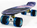 Skateboards Complete 22 Inch Mini Cruiser Retro Skateboard for Kids Boys Youths Beginners by TinyTreasures Baby Boutique